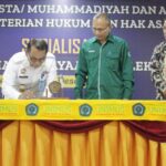 Unimus – Kanwil Kemenkumham Jawa Tengah Tanda Tangani MoA, dan MoU Signing Ceremony Perguruan Tinggi Negeri / Swasta / Muhammadiyah – ‘Aisyiyah Se-Jateng